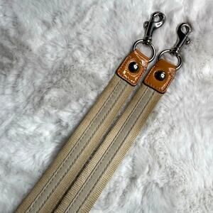 Coach Poppy Cream Gray Replacement Strap